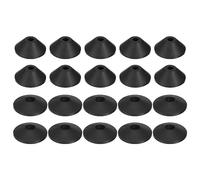 QUARKZMAN Toilette Bullone Gomma Rondella, 20pz Rondelle Coniche Serbatoio WC Prevenire Perdita Kit per Tolette Serbatoio a Vaschetta Bulloni