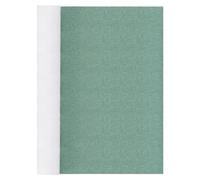 QUARKZMAN Toppe per Riparazione in Lino 15 3/4"x79" Autoadesive per Tessuti di Lino, Adatte per divani, Mobili, Abbigliamento, Grigio Verde
