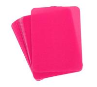 QUARKZMAN Toppe Termoadesive per Riparazioni Tessuti per Indumenti Rammendare Tessuti 4,9"x3,7" per Riparazione Decorazione Buchi Vestiti Pantaloni Borse 18pz, Rosa Rossa