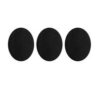 QUARKZMAN Toppe Termoadesive Velluto 6"x4" Nero 3pz
