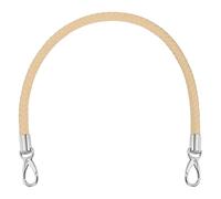 QUARKZMAN Traccia Intrecciata Per Borsetta 65 cm Beige Albicocca | Cinturino Spalla In Pelle PU, Per Sostituzione Manico Borsa, DIY Creazione Borsa Sotto Braccio, Fibbia Argento