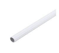 QUARKZMAN Tubi Rotondi in PVC Bianco da 0,39" 8mm ID 10mm OD 12" Tubo Pvc Rigido Tondo Alto Impatto per Tubo Acqua, Acquario, Vasca Pesci, Giardino Serra, Bianco