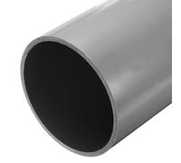 QUARKZMAN Tubi Rotondi in PVC Grigio da 6,3" 147,6mm ID 160mm OD 12" Tubo Pvc Rigido Tondo Alto Impatto per Tubo Acqua, Acquario, Vasca Pesci, Giardino Serra, Grigio