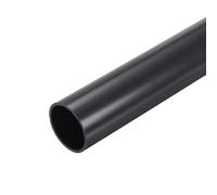 QUARKZMAN Tubi Rotondi in PVC Grigio Profondo da 1,5" 34,2mm ID 38mm OD 12" Tubo Pvc Rigido Tondo Alto Impatto per Tubo Acqua, Acquario, Vasca Pesci, Giardino Serra, Grigio Profondo