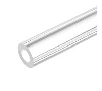 QUARKZMAN Tubo acrilico trasparente rigido rotondo in plastica 10 mm ID 20 mm OD 10" per lampade e lanterne, sistema di raffreddamento ad acqua