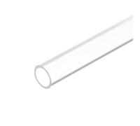 QUARKZMAN Tubo in Acrilico Trasparente Rigido Rotondo 12 Mm Id 15 Mm Od 14" per Lampade e Lanterne, Sistemi di Raffreddamento Ad Acqua