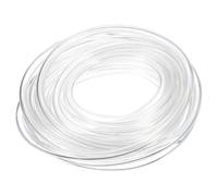 QUARKZMAN Tubo in PVC, 3,5 mm ID x 4,5 mm OD - Tubo dell'acqua in vinile trasparente da 13 piedi, tubo dell'acqua in plastica leggero flessibile per acquaponica, tubo d'aria, irrigazione