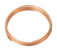 QUARKZMAN Tubo In Rame T2 0.09"ID x 3/16"OD x 10Ft, Tubo Di Refrigerazione In Rame Puro Al 99% Senza Saldature Bobina Flessibile Per Sistemi HVAC, Condizionatore, Frigorifero, Industria,