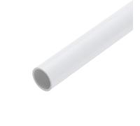 QUARKZMAN Tubo Rigido PVC 12mm x 14mm Bianco, 9" Lunghezza, 1 Unità