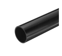 QUARKZMAN Tubo Rigido, PVC Rigido Rotondo Tubo 1,78" ID 13" Lunghezza Tubo Flessibile in PVC, Nero Alto Impatto per Acqua Tubo Artigianato Cavo Manica