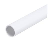 QUARKZMAN Tubo Rigido Rotondo in PVC 12mm ID 14mm OD 8" Lunghezza Bianco ad Alta Resistenza per Tubi d'Acqua, Artigianato, Guaina Cavi
