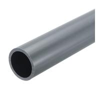 QUARKZMAN Tubo Rigido Rotondo in PVC 31,6mm ID 38mm OD 8" Lunghezza Grigio Chiaro ad Alta Resistenza per Tubi d'Acqua, Artigianato, Guaina Cavi