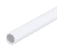 QUARKZMAN Tubo Rigido Rotondo in PVC 6mm ID 8mm OD 8" Lunghezza Bianco ad Alta Resistenza per Tubi d'Acqua, Artigianato, Guaina Cavi