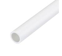 QUARKZMAN Tubo Rigido Rotondo in PVC 7mm ID 9mm OD 350mm Bianco ad Alta Resistenza per Tubi d'Acqua Artigianato Guaina per Cavi
