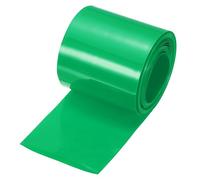 QUARKZMAN Tubo Termorestringente PVC 54mm Dia 85mm Piatto 8 Piedi Verde Kit di Tubi Termorestringenti per Batteria Guaina Termorestringente Buon Isolamento per Pacco Batterie-2.5m