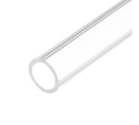 QUARKZMAN Tubo Tondo Rigido in Acrilico Trasparente 11mm ID 15mm OD 6" per Lampade e Lanterne, Sistema di Raffreddamento ad Acqua