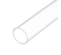 QUARKZMAN Tubo Tondo Rigido in Acrilico Trasparente 17mm ID 20mm OD 6" per Lampade e Lanterne, Sistema di Raffreddamento ad Acqua