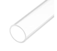QUARKZMAN Tubo Tondo Rigido in Acrilico Trasparente 21mm ID 25mm OD 6" per Lampade e Lanterne, Sistema di Raffreddamento ad Acqua