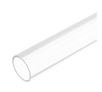 QUARKZMAN Tubo Tondo Rigido in Acrilico Trasparente 22 Mm Id 28mm Od 305mm per Lampade e Lanterne, Sistema di Raffreddamento Ad Acqua
