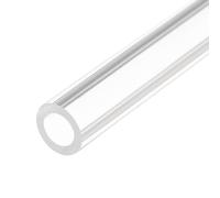 QUARKZMAN Tubo Tondo Rigido in Acrilico Trasparente 6mm ID 10mm OD 6" per Lampade e Lanterne, Sistema di Raffreddamento ad Acqua