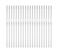 QUARKZMAN Uncinetto in Acciaio Inossidabile 3,0mm Ferri da Maglia in Metallo per Filati Fai Da Te Filato Artigianale, 20pz