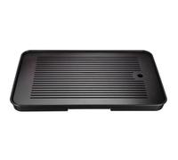 QUARKZMAN Vassoio da tè Gong Fu cinese in bambù 17.1" Vassoio da tè classico Tavolino da tè in bambù Arredamento vintage per tè con scatola di stoccaggio dell'acqua per bere tè Marrone Nero