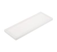 QUARKZMAN Vassoio Per Bagno 40 X 15 Cm Vassoio Portasapone Bianco