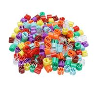 QUARKZMAN Vestiti Appendiabiti Marcatori Vuoto Etichette, Adatta 3,5mm Asta per Indumento 8 Colore, 200pz