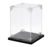 QUARKZMAN Vetrina in Acrilico, 10x10x15cm Casella Visualizzazione Trasparente Assemblare Scatola Presentazione Antipolvere Organizzatore Archiviazione per Action Figure Collezione