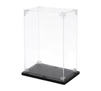 QUARKZMAN Vetrina in Acrilico, 10x15x25cm Casella Visualizzazione Trasparente Assemblare Scatola Presentazione Antipolvere Organizzatore Archiviazione per Action Figure Collezione