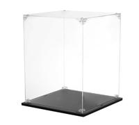 QUARKZMAN Vetrina in Acrilico, 20x30x30cm Casella Visualizzazione Trasparente Assemblare Scatola Presentazione Antipolvere Organizzatore Archiviazione per Action Figure Collezione