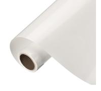 QUARKZMAN Vinile Termotrasferibile Bianco, Rotolo da 12 Pollici x 8 Piedi per Taglio Decalcomanie, Segnaletica, Scrapbooking, Fai da Te, Decorazione Casa