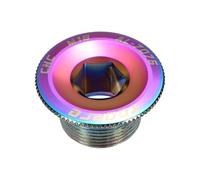 QUARKZMAN Vite di Copertura Pedivella Bici M18 Lega di Alluminio Bullone di Fissaggio Pedivella Bicicletta Viti Braccio Gruppo Pedivella Tiara Catena per Mountain Bike Colorate