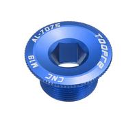 QUARKZMAN Vite di Copertura Pedivella Bici M19 Lega di Alluminio Bullone di Fissaggio Pedivella Bici Viti Braccio Gruppo Movimento Tiara per Mountain Bike Blu