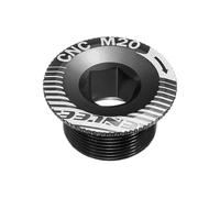 QUARKZMAN Vite di Copriginocchio M20 Lega di Alluminio Bullone di Fissaggio Pedivella Bicicletta Viti Pedivella Braccio Pedivella Viti Crown per Mountain Bike Nero