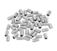 QUARKZMAN Viti A Testa Cieca Con Innesto, 50Pz M3x5mm Metriche - 316 Acciaio Inossidabile Viti A Testa Cieca A Punta Tonda Con Innesto, Per Riparazione Strumenti (Argento)