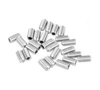 QUARKZMAN Viti A Testa Cieca Con Innesto Esagonale, 25Pz #10x3/8" - 304 Acciaio Inossidabile Viti A Testa Cieca Con Punta A Coppa Per Riparazione Strumenti Compatti, Macchinari (Argento)