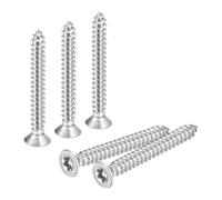 QUARKZMAN Viti A Testa Cilindrica Con Innesto Torx, 50Pz M3 x 30mm In Acciaio Inossidabile 304 Antimanomissione Per Lamiera Con Punta T10, Per Legno, Industria Meccanica (Argento)