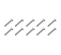 QUARKZMAN Viti a Testa Svasata M2.5 x 16mm x 50 Pezzi in Acciaio Inossidabile 316 per Fissaggio e Costruzione Domestica, Utensili e Macchine, [Argento]