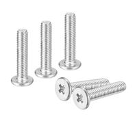 QUARKZMAN Viti a testa tonda piatte M3 - 0,5 x 14 mm, 20 pezzi, in acciaio inox 304, attacco a croce per macchina