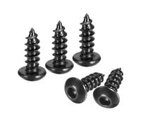 QUARKZMAN Viti Autofilettanti a Esagono Incassato, M4 x 10mm Viti in Acciaio al Carbonio, Set Viti e Dadi Acciaio al Carboni 50pz