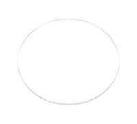 QUARKZMAN Watch Crystal Glass Len 43mm Dia 1.5mm Thick Flat Round Clear Sapphire Glasses Watches Face Crystals Lens Replacement for Watchmaker Repair