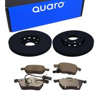 Quaro Dischi Freno Hochgekohlt + Pastiglie Anteriori per Audi A4 A6 VW Passat