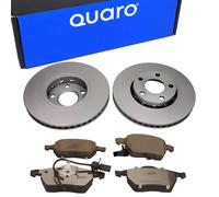 Quaro Dischi Freno + Pastiglie Anteriori per Audi A4 8E A6 4B VW Passat 3B2 3B5