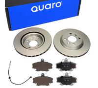 2x QUARO Disco freno QD3811 anteriori, vorne per DACIA SANDERO