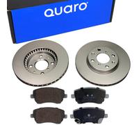 Quaro Dischi Freno Pastiglie Anteriori per Opel Agila h08 Suzuki Swift 3 Splash