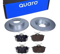Quaro Dischi Freno + Pastiglie Freni Posteriori per Mitsubishi COLT Smart 454