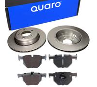 Quaro Dischi Freno + Pastiglie Freno Posteriore per BMW 5er E60 E61 6er E63 E64