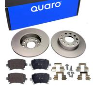 Quaro Dischi Freno Pastiglie Posteriori per Audi A3 Seat Skoda VW Caddy 3 Golf 5