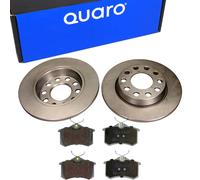 2x Disco freno pieno QD1613 QUARO per AUDI SEAT